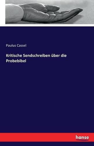 Cover image for Kritische Sendschreiben uber die Probebibel