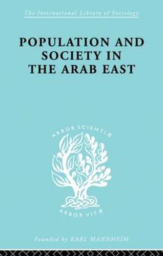 Cover image for Populatn Soc Arab East  Ils 68