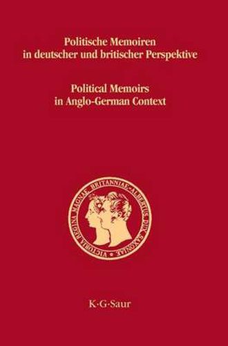 Cover image for Politische Memoiren in deutscher und britischer Perspektive