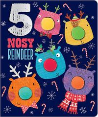 Cover image for Five Nosy Reindeer