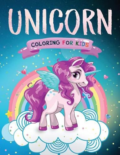 Cover image for Unicorn Coloring Book