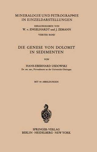 Cover image for Die Genese von Dolomit in Sedimenten