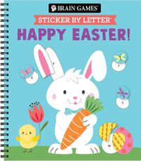 Cover image for Brain Games - Sticker by Letter: Happy Easter!