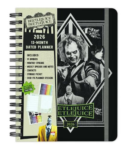 2026 Beetlejuice Beetlejuice 13-Month Weekly Planner