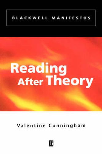 Cover image for Reading After Theory