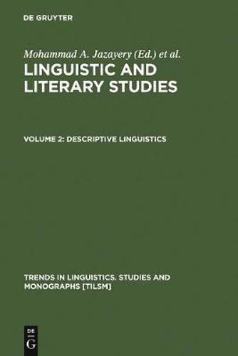 Cover image for Descriptive Linguistics