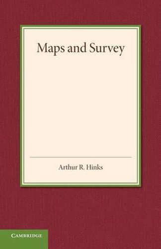 Cover image for Maps and Survey