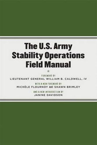 Cover image for The U.S. Army Stability Operations Field Manual: U.S. Army Field Manual No. 3-07