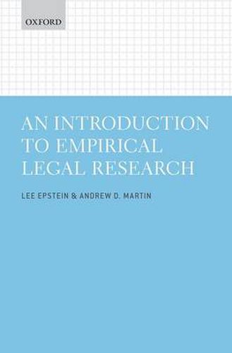Cover image for An Introduction to Empirical Legal Research