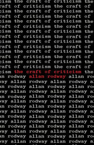 Cover image for The Craft of Criticism