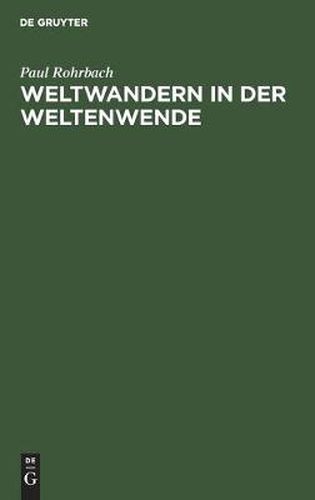 Cover image for Weltwandern in der Weltenwende
