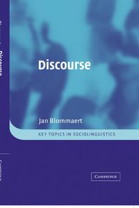 Cover image for Discourse: A Critical Introduction