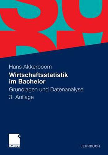 Cover image for Wirtschaftsstatistik Im Bachelor: Grundlagen Und Datenanalyse