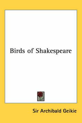 Cover image for Birds of Shakespeare