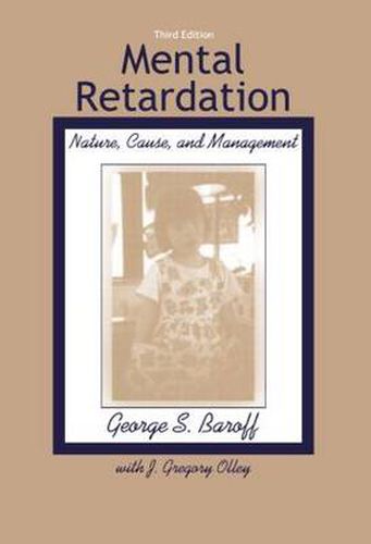 Cover image for Mental Retardation: Nature, Cause, and Management