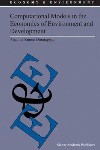 Cover image for Computational Models in the Economics of Environment and Development