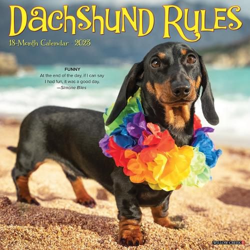 Cover image for Dachshund Rules 2023 Wall Calendar