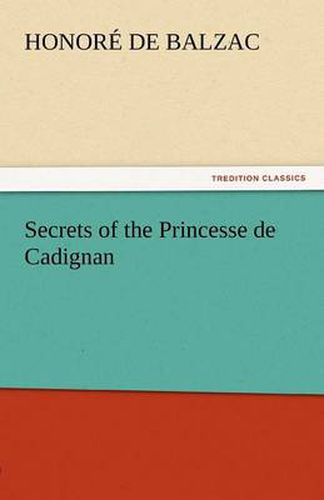 Cover image for Secrets of the Princesse de Cadignan