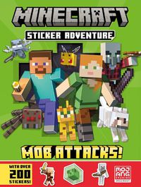 Cover image for Minecraft Sticker Adventure: Mob Attacks!