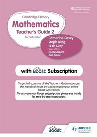 Cover image for Hodder Cambridge Primary Mathematics Teacher's Guide Stage 2 with Boost Subscription