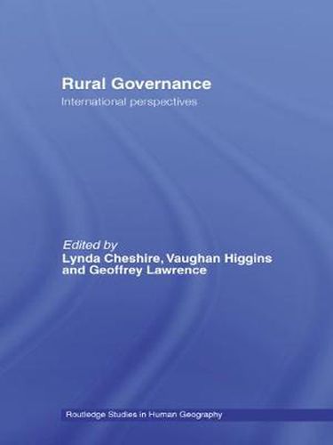Cover image for Rural Governance: International Perspectives