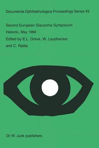 Cover image for Second European Glaucoma Symposium, Helsinki, May 1984