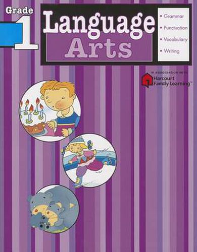 Cover image for Language Arts: Grade 1 (Flash Kids Harcourt Family Learning)