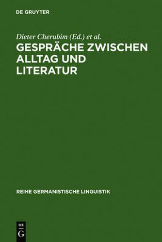 Cover image for Gesprache zwischen Alltag und Literatur