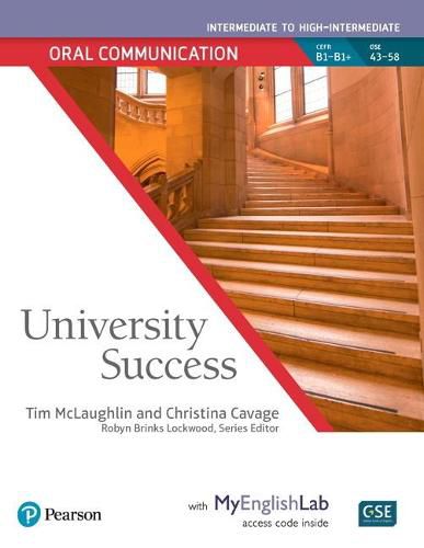 Cover image for University Success Oral Communication Intermediate, Student Book with MyLab English