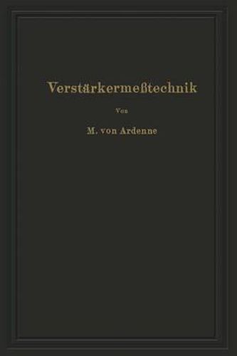 Cover image for Verstarkermesstechnik: Instrumente Und Methoden