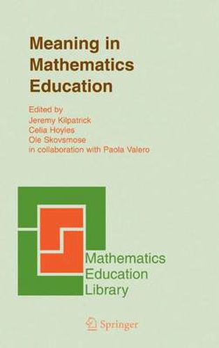 Cover image for Meaning in Mathematics Education