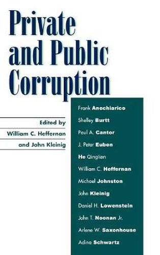 Cover image for Private and Public Corruption