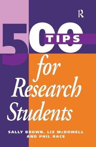 Cover image for 500 Tips for Research Students