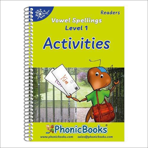 Dandelion Readers Vowel Spellings Series Level 1 Workbook