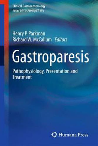 Cover image for Gastroparesis: Pathophysiology, Presentation and Treatment