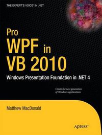 Cover image for Pro WPF in VB 2010: Windows Presentation Foundation in .NET 4