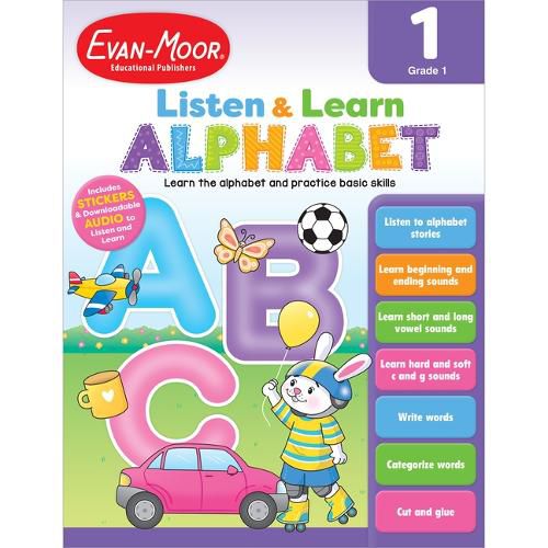 Cover image for Listen and Learn: Alphabet, Grade 1