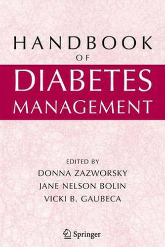 Cover image for Handbook of Diabetes Management