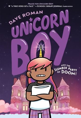 Cover image for Unicorn Boy and the Slumber Party of Doom!