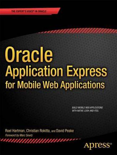 Cover image for Oracle Application Express for Mobile Web Applications