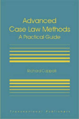 Cover image for Advanced Case Law Methods: A Practical Course