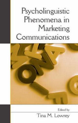 Cover image for Psycholinguistic Phenomena in Marketing Communications