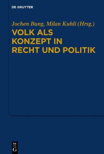 Cover image for Volk ALS Konzept in Recht Und Politik