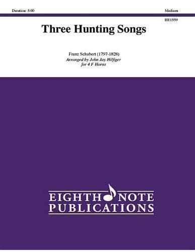 Cover image for Three Hunting Songs: Score & Parts