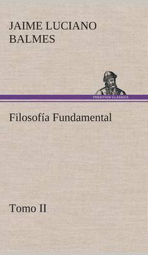 Cover image for Filosofia Fundamental, Tomo II