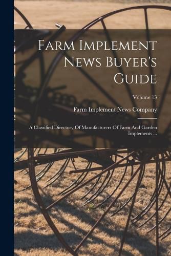 Cover image for Farm Implement News Buyer's Guide