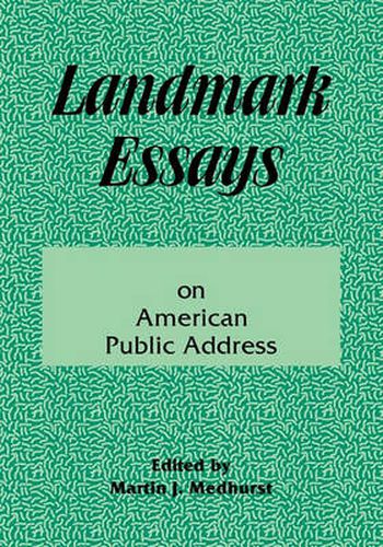 Cover image for Landmark Essays: On American Public Address