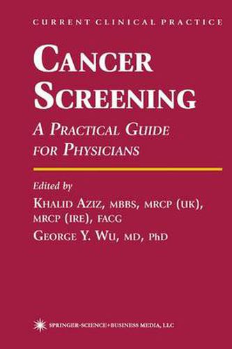 Cover image for Cancer Screening: A Practical Guide for Physicians