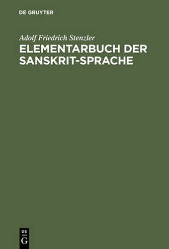 Elementarbuch der Sanskrit-Sprache