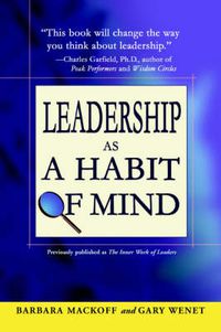 Cover image for Leadership as a Habit of Mind